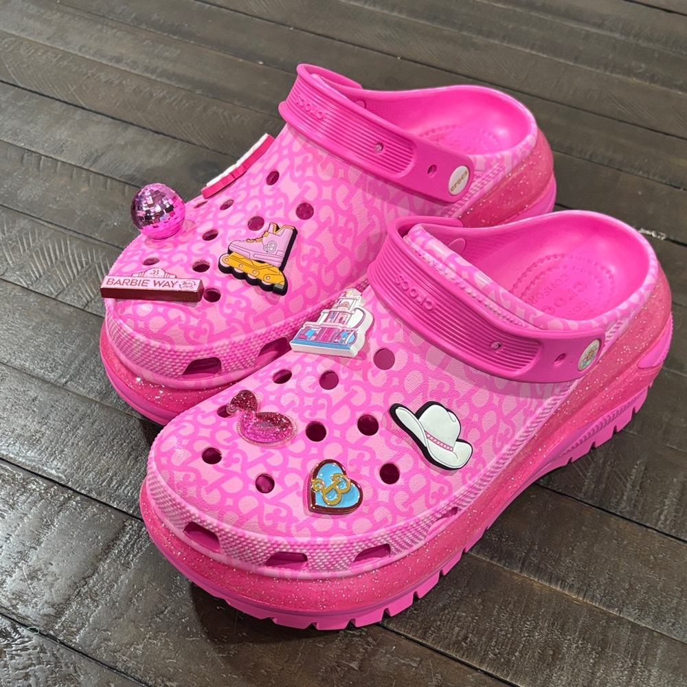 CROCS Barbie Mega Crush NWOT